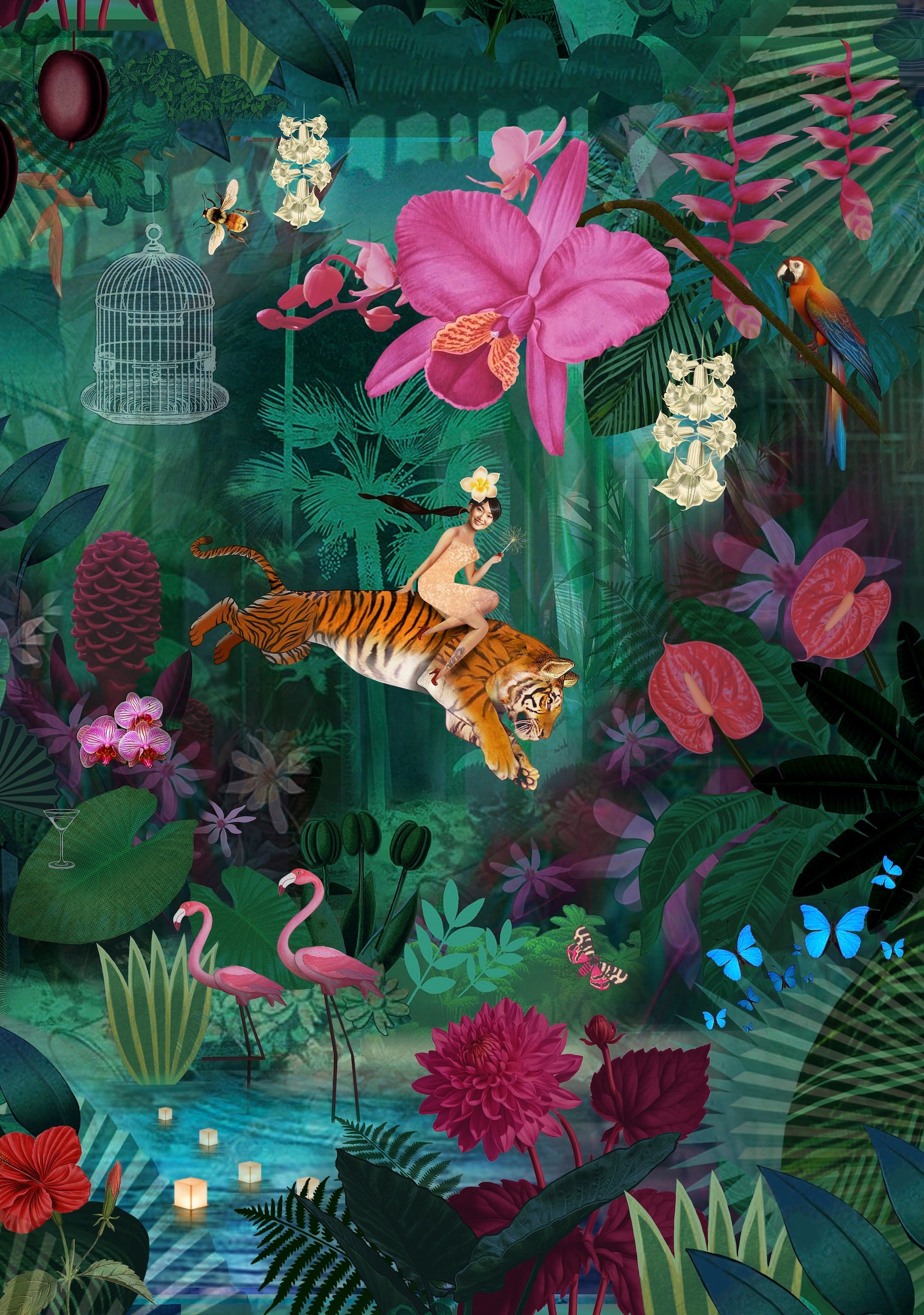 Django’s Tiger [Print + Wallpaper]