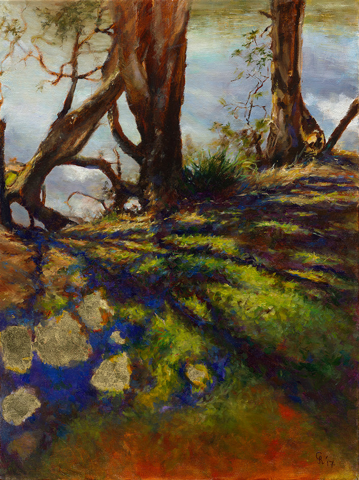 Flames Burnished Blue