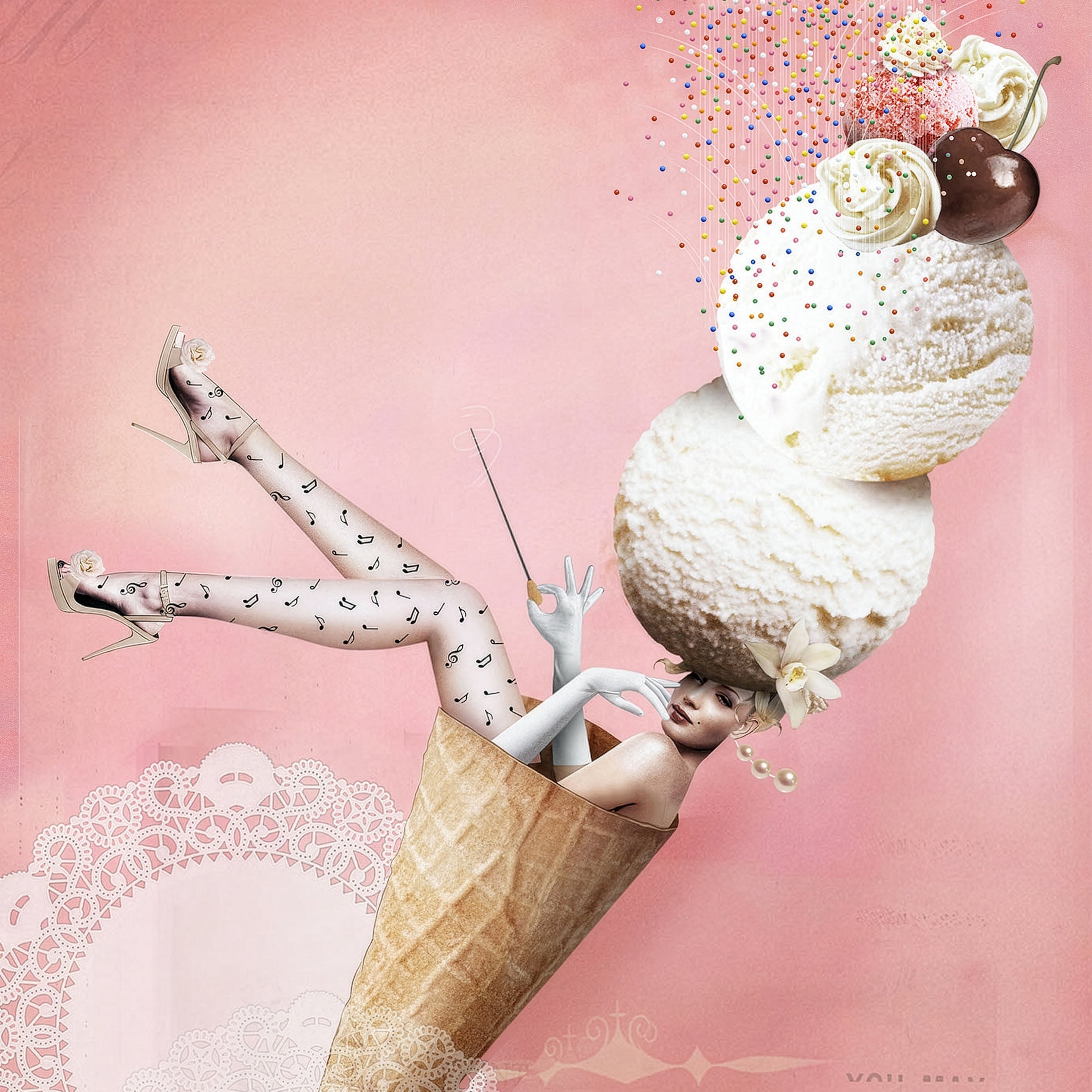 Ice-Cream Girl [Print]